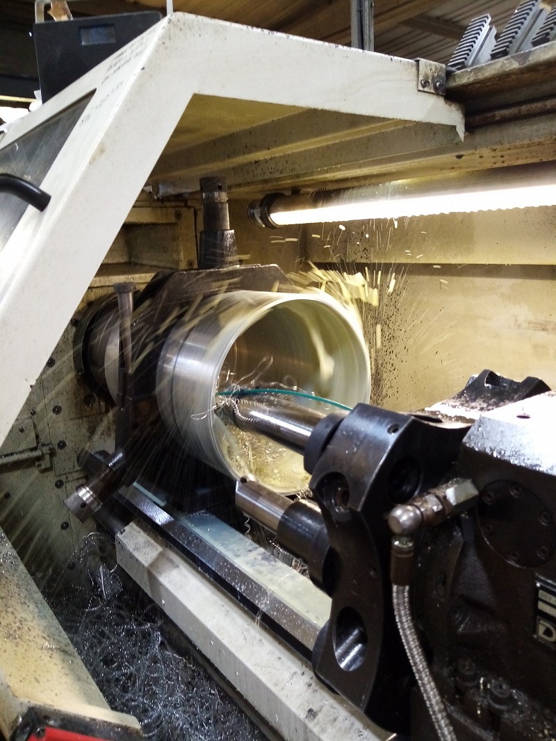Aluminium boring in Alpha